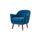 Blue Wooden Armchair